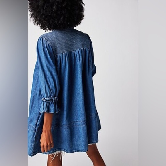 Free People Vanessa Denim Tunic NWT - Picture 2 of 6